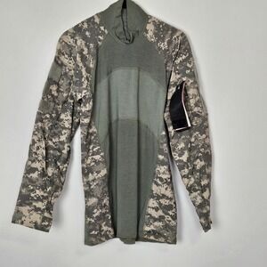 Massif US Army Combat Shirt ACS Mens Sz M Flame Resistant ACU Digital Camo NEW